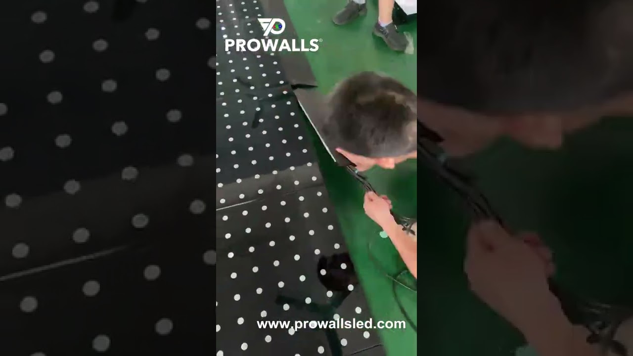 LED Digital Dance Floor-Cableless Magnetic, installation Video,