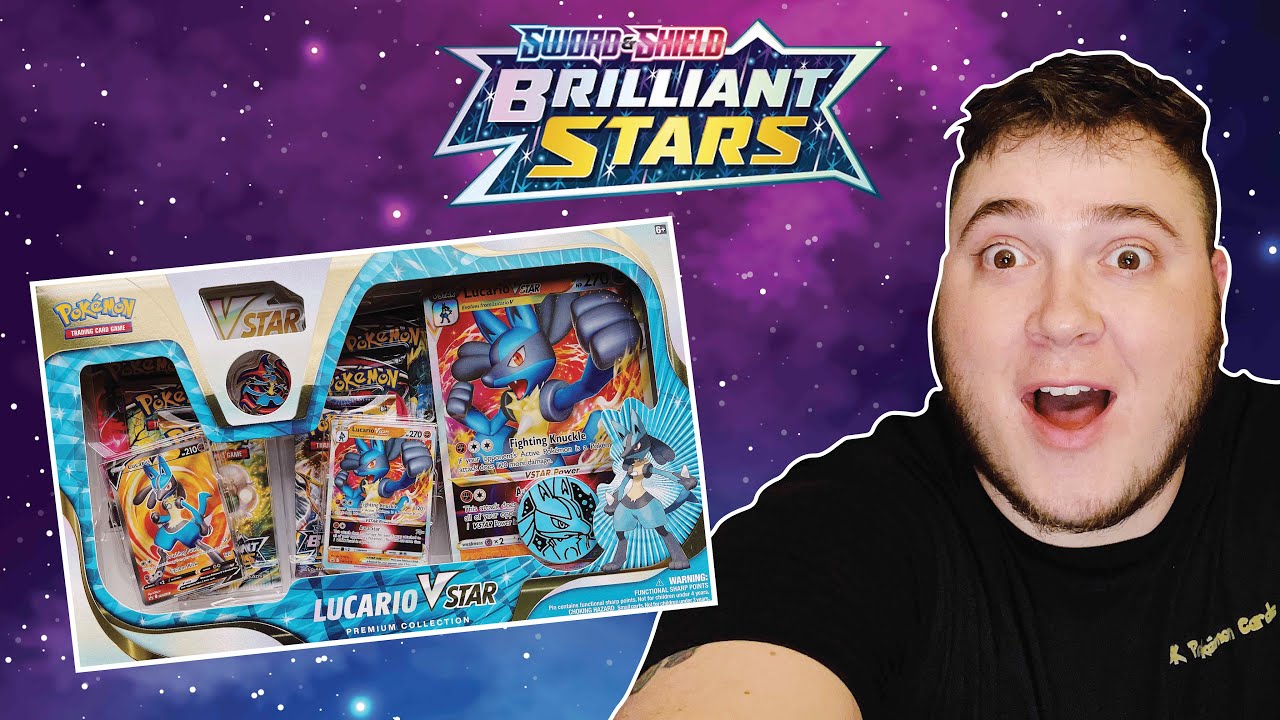 EARLY LUCARIO VSTAR PREMIUM COLLECTION BOX OPENING!! *Brand New Pokemon Cards*