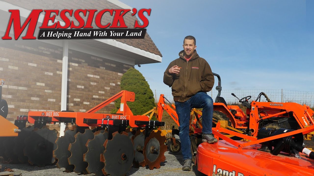 Cool equipment! Walk the Messick's lot with Neil