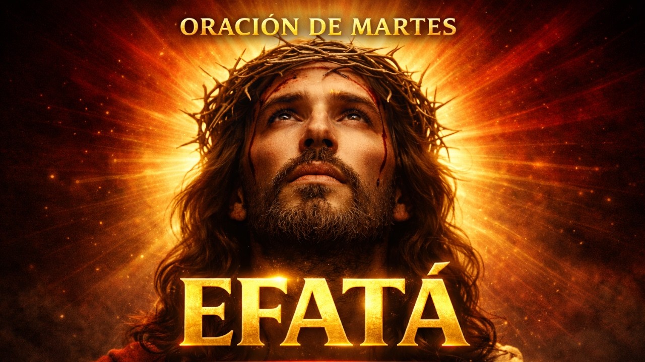 ORACIÓN PODEROSA DE MARTES 🔥 EFATÁ Rompe Cadenas, Vence el Miedo y Recibe Protección Espiritual