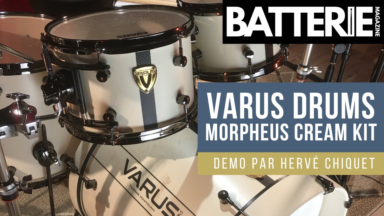 VARUS DRUMS &ndash; MORPHEUS CREAM KIT - Demo | Batterie Magazine # 196