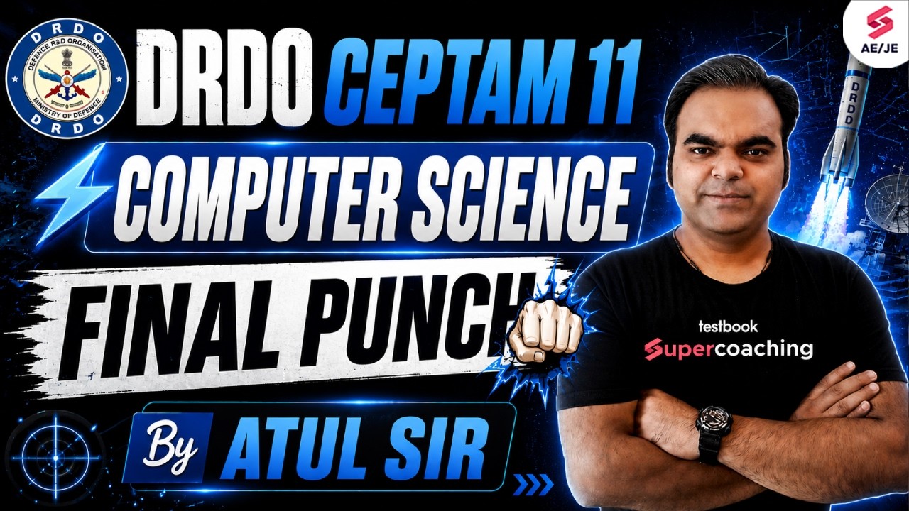 DRDO CEPTAM 11 Preparation | DRDO CEPTAM 11 Computer Science Classes | DRDO CEPTAM by Atul Sir