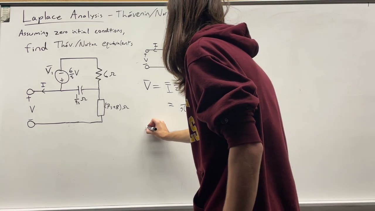 Laplace Circuit Analysis Example - Thévenin/Norton