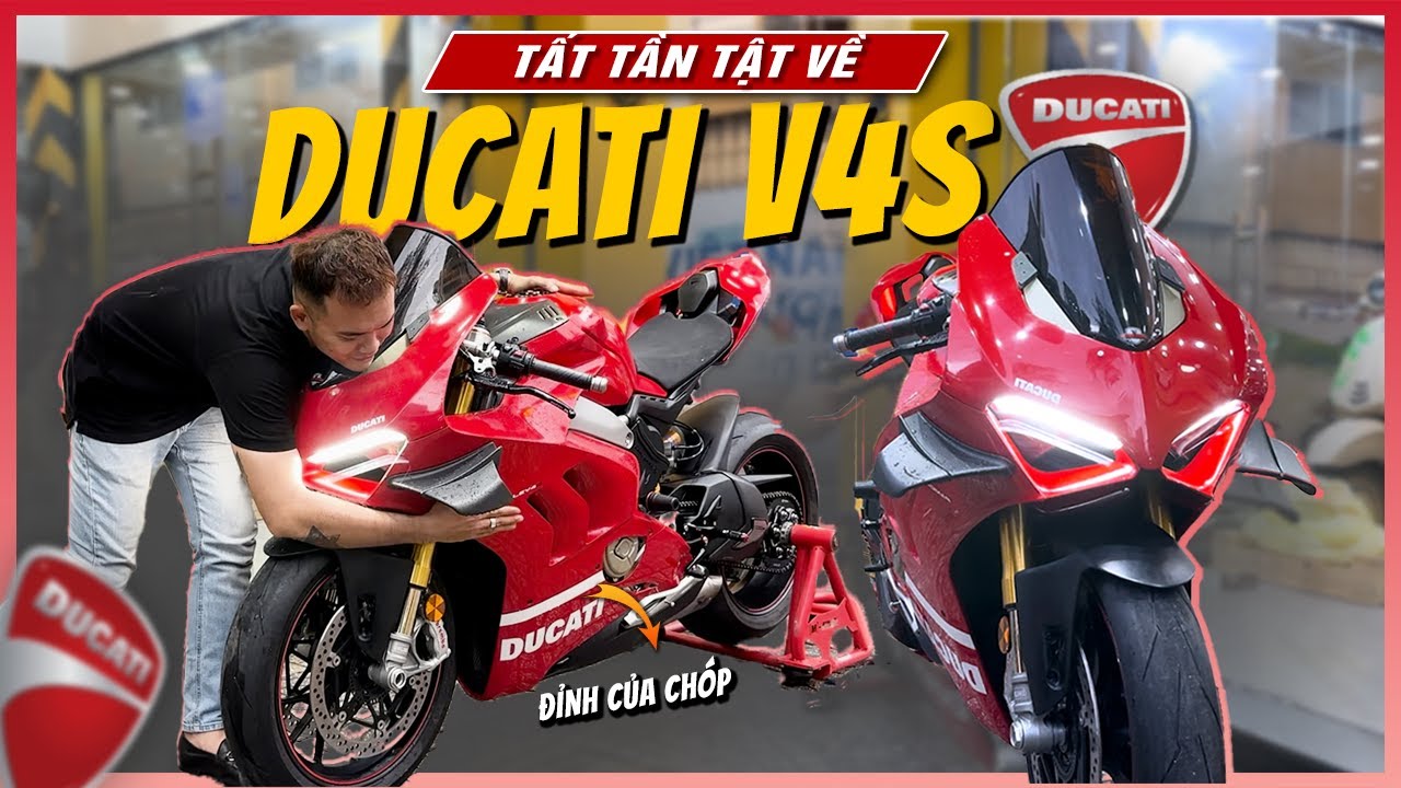 Những điều về Ducati V4S mà chủ xe không nói bạn biết - Đỉnh cao của nhà Ducati | Vuong Khang Motor
