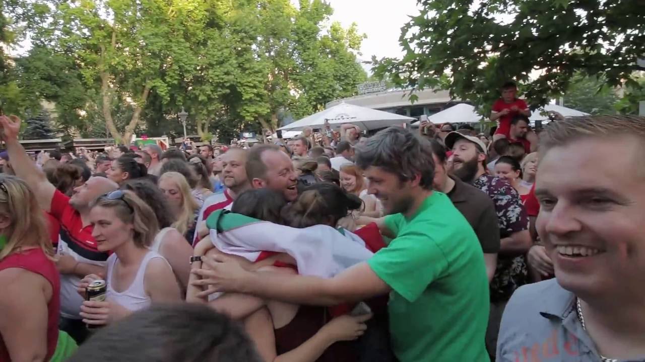Szabadság tér, Budapest Magyarország - Portugália 3 : 3, 2016.06.22.