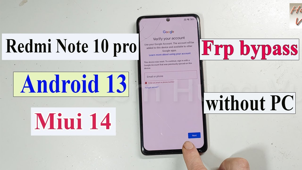 Redmi Note 10 Pro Frp bypass Miui 13 14 Android 13 without PC 2025.