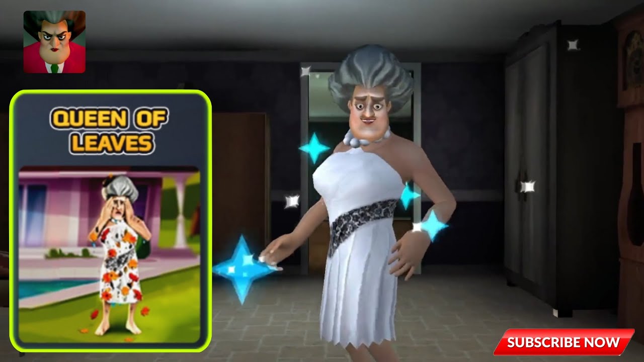 Scary teacher 3d queen of leaves || Scary teacher || MR. CRAZY GAMERZ ||