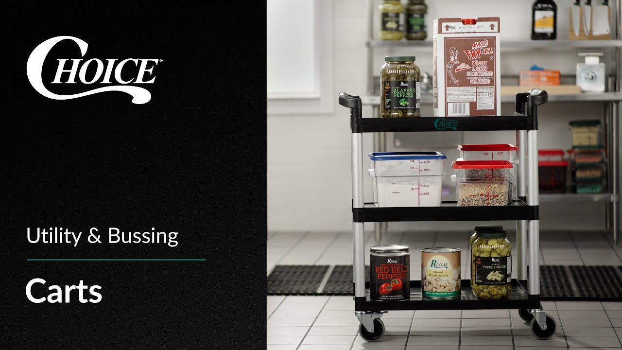 Choice Utility & Bussing Cart
