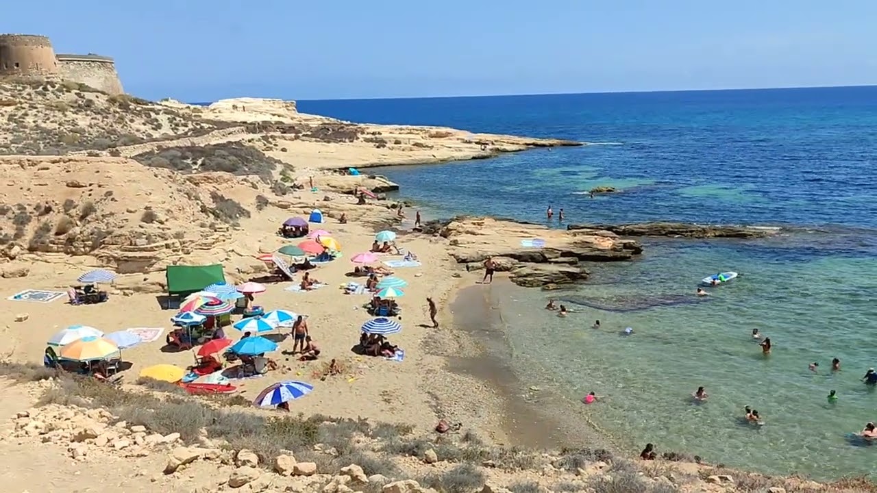 Paisajes de Pel&iacute;cula: El Playazo de Rodalquilar, Cala y Castillo de San Ram&oacute;n. Cabo de Gata. Almer&iacute;a