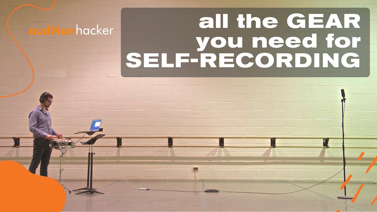 all the gear you need for self-recording