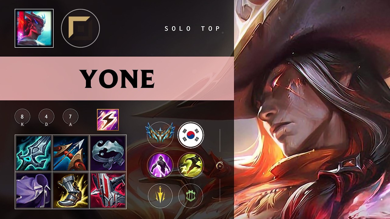 Yone Top vs K'Sante - KR Challenger Patch 26.10
