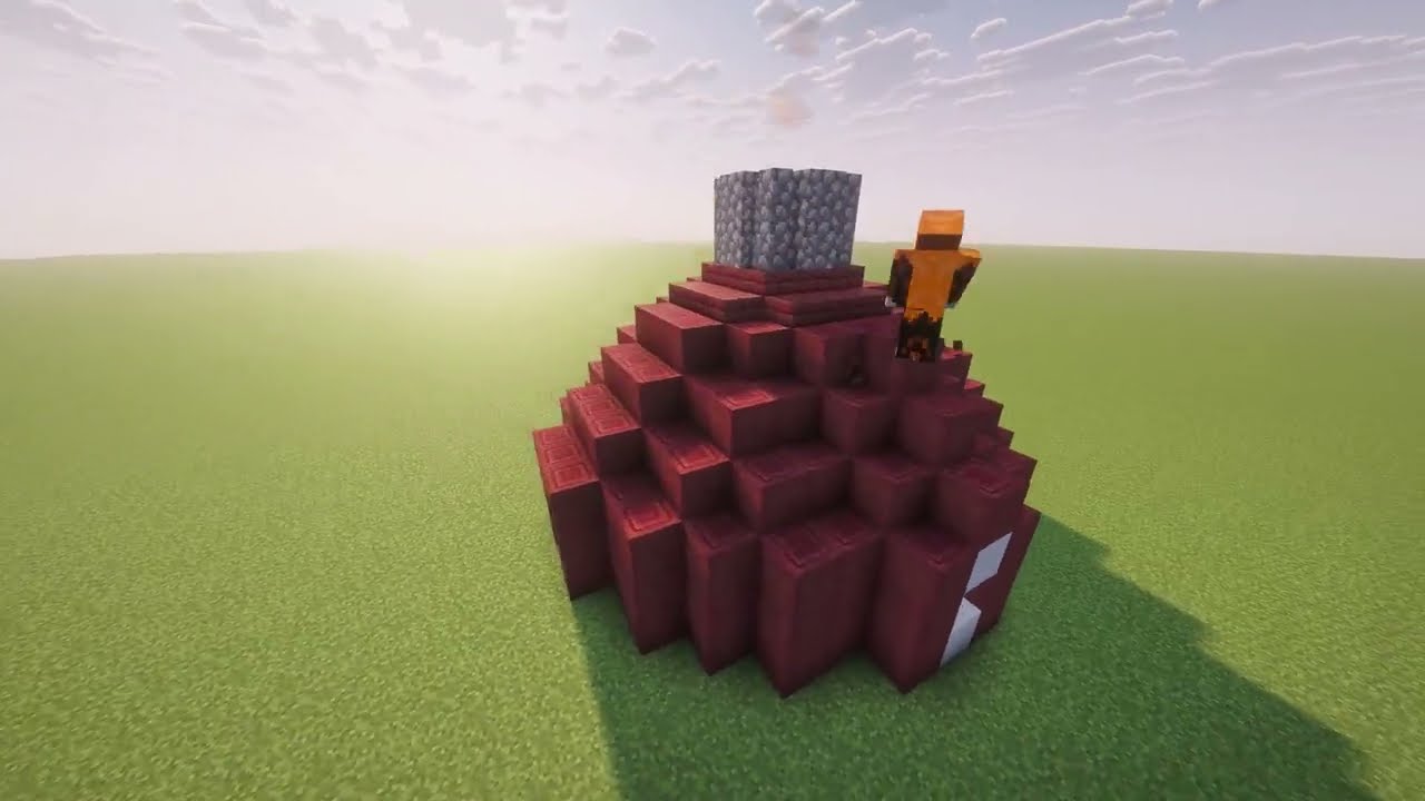 Minecraft yuvarlak ev yapımı