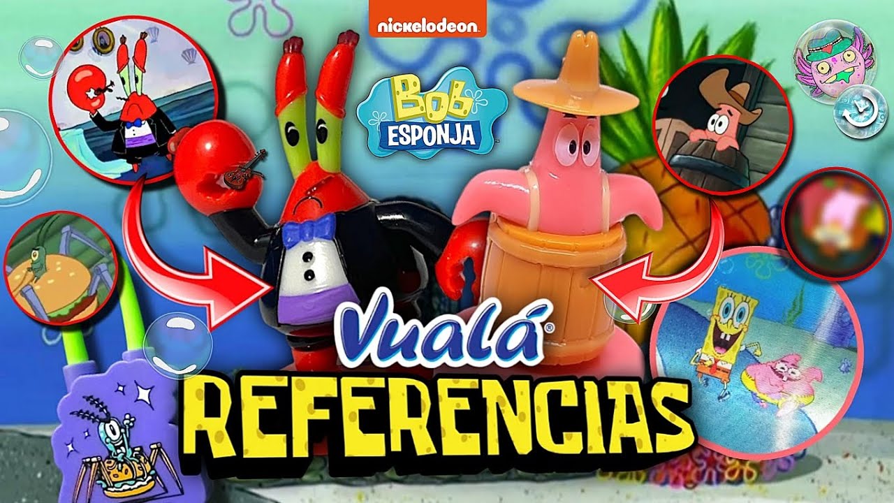 🍍¡Estas son las REFERENCIAS de BOB ESPONJA en las sorpresas de VUALÁ 2024!🥐🌊|ft.Al Pasado🕗