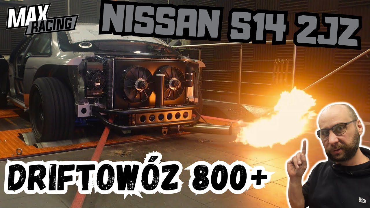 Nissan S14 2JZ do driftu od MAX Racing! Docieranie, strojenie, problemy!