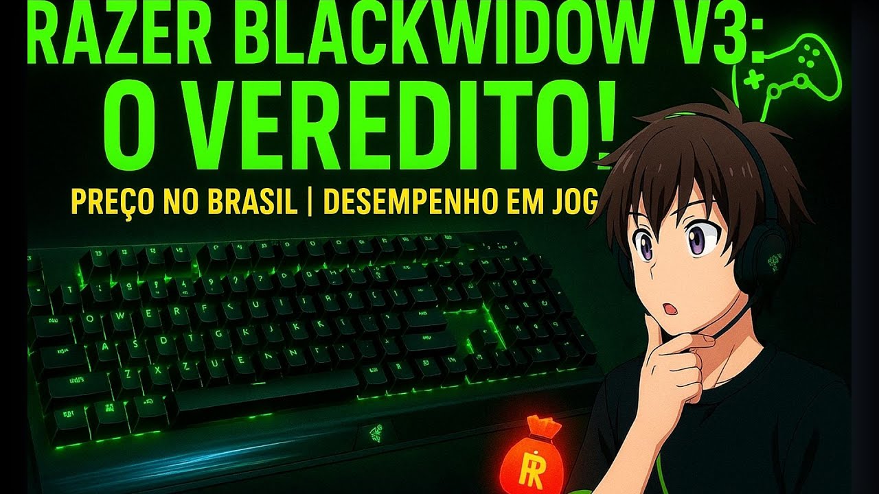 RAZER BLACKWIDOW V3: O TECLADO MAIS CARO DO BRASIL VALE O PREÇO ABSURDO? 💸 VEREDITO 2025!