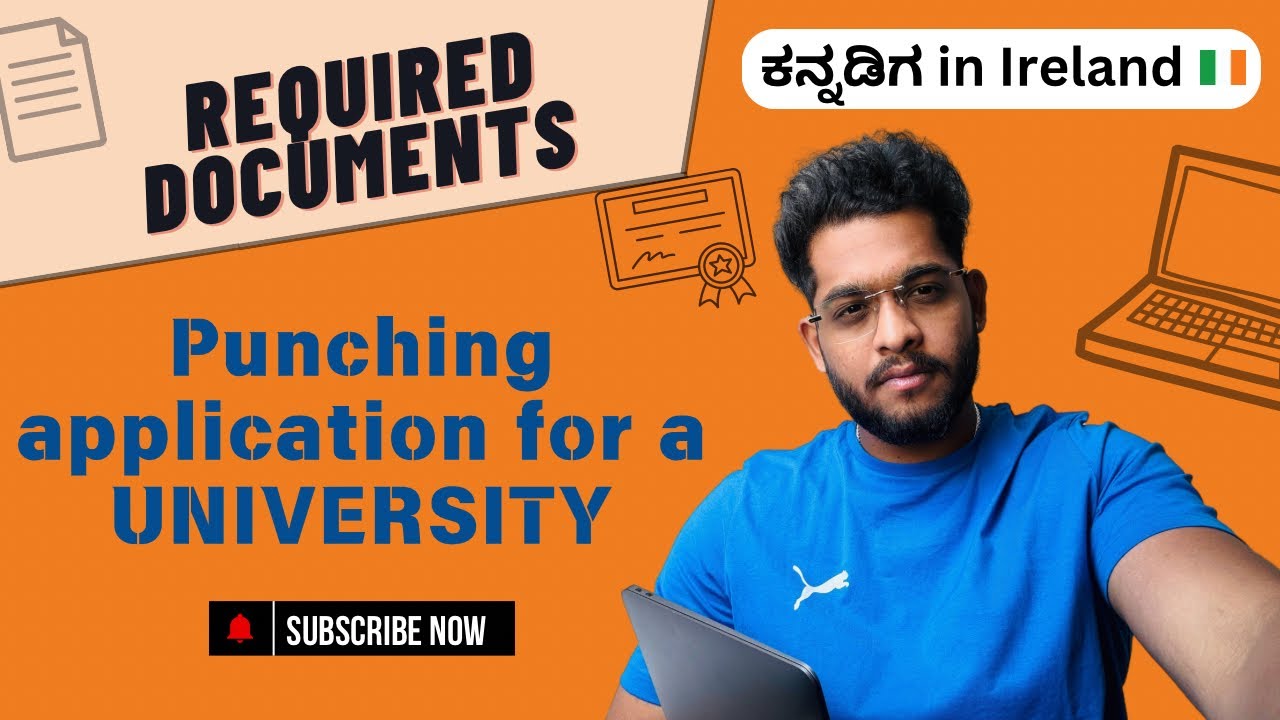 All Documents Required for punching University Application  in Ireland🇮🇪- Kannada Guide💛❤️