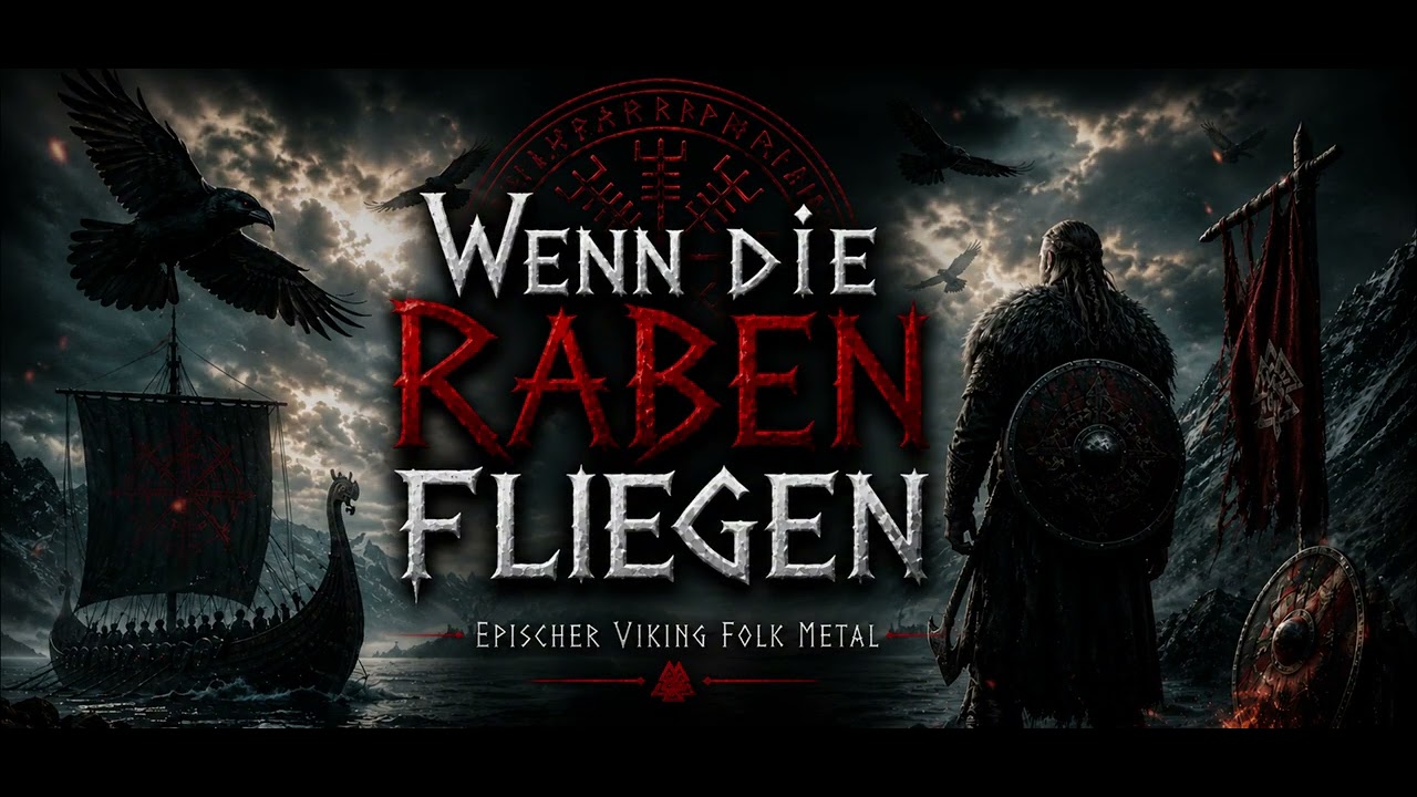 Wenn die Raben fliegen 🐦&zwj;⬛ | Epischer Viking Folk Metal auf Deutsch