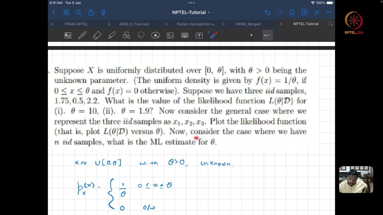 Tutorial 10 Part B : Numerical Example on MLE and MAP Estimate