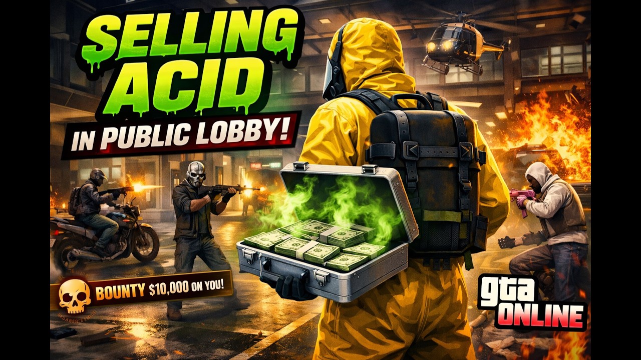 Easy $527K Acid Lab Sale in Public Lobby 💰 Beginner Money Guide | GTA Online