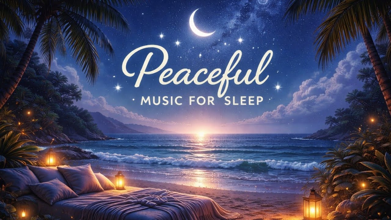 1 Hour Deep Sleep Relaxing Music 🌙 | Peaceful Mind, Stress Relief & Calm Night Vibes