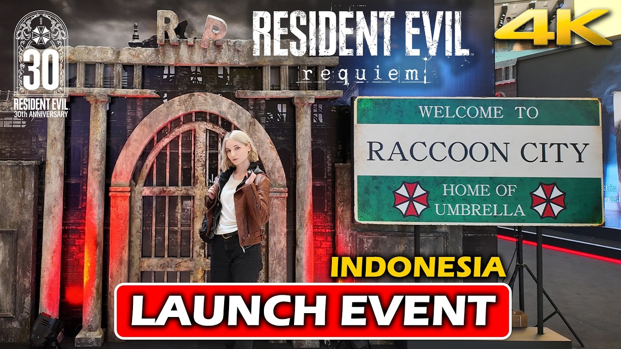 RESIDENT EVIL REQUIEM Launch Event Jakarta Indonesia 2026 (4K 60FPS) - Event Tour