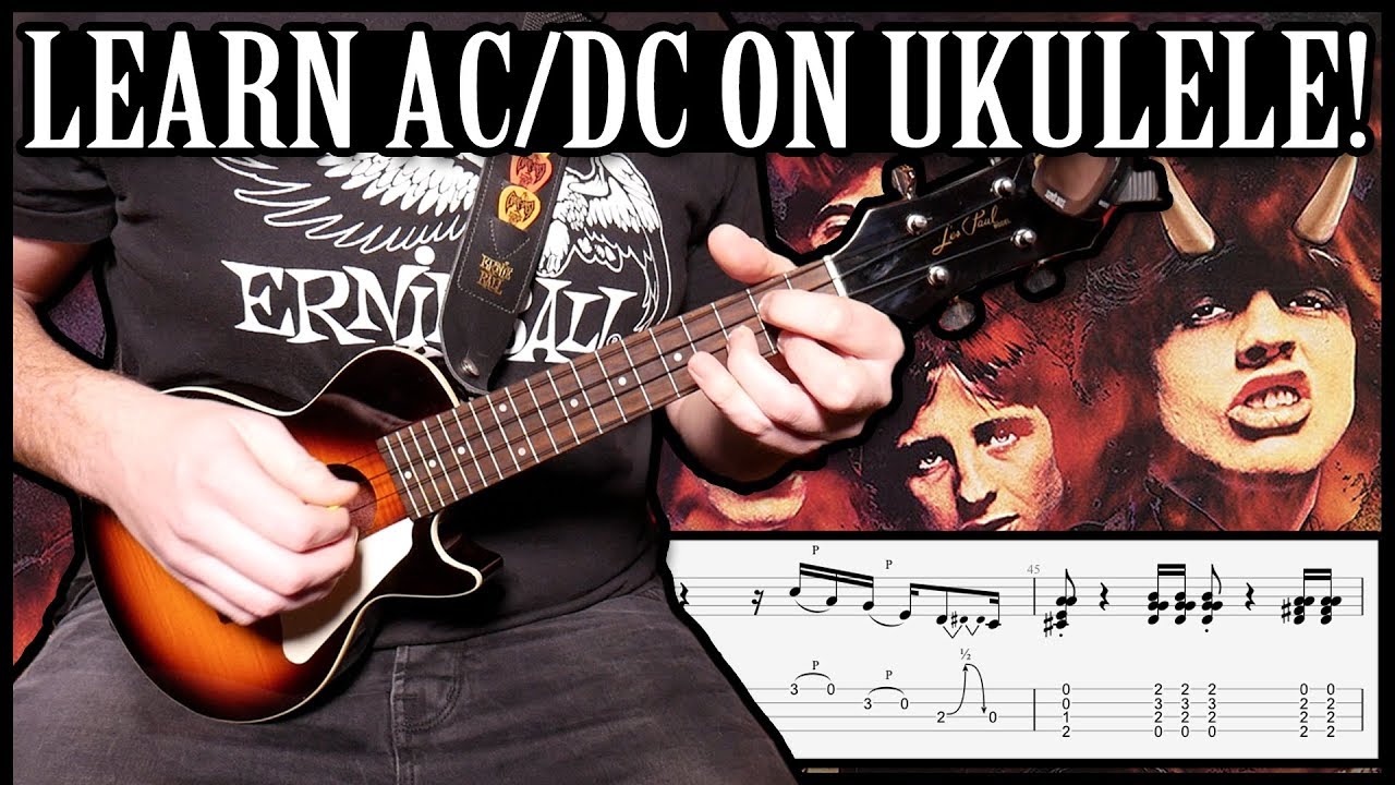 Learn AC/DC on the UKULELE | Easy to Rockstar