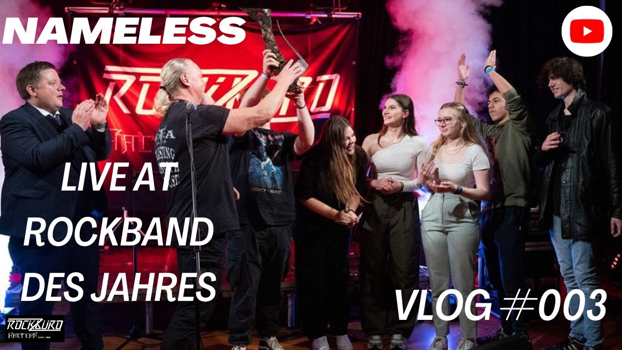 Nameless Live at Rockband des Jahres 2023 // VLOG #003