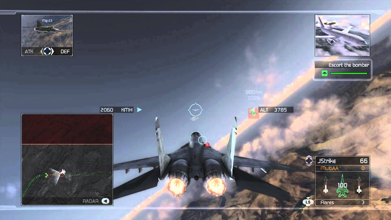 Tom Clancy's H.A.W.X - Mission 4: Blacklight [HD] [Elite Difficulty]