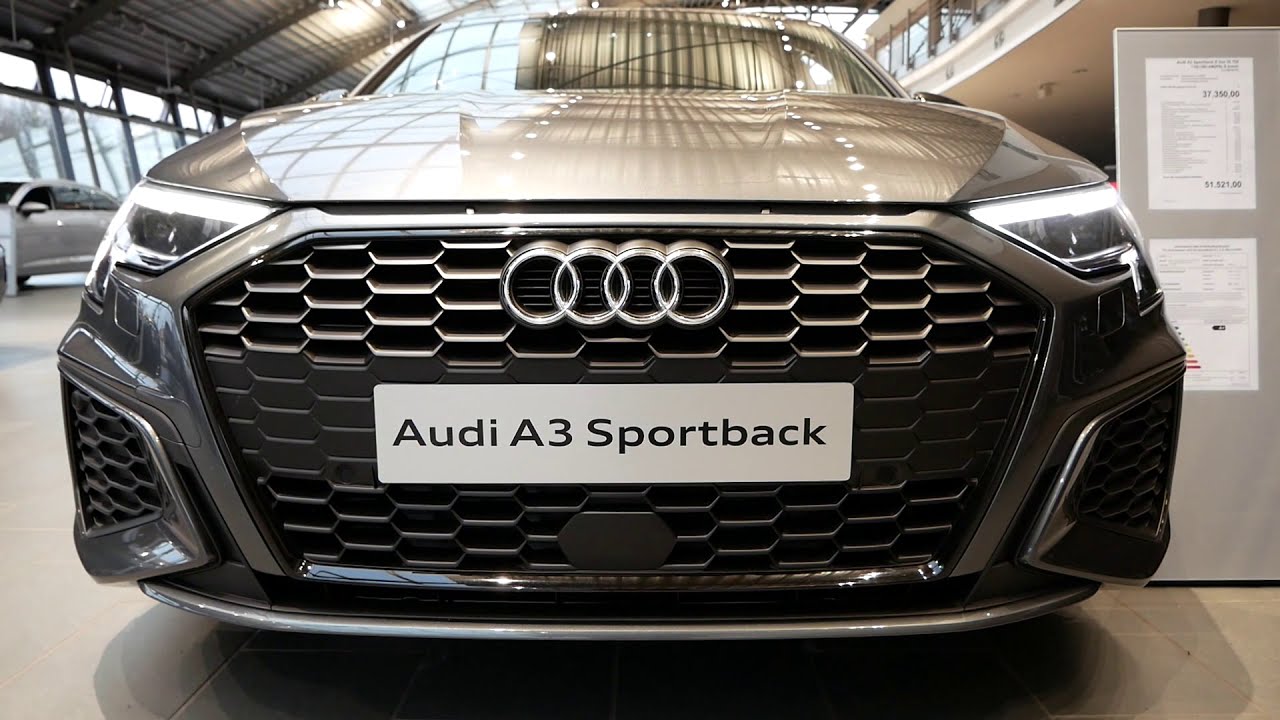2021 - 2022 New Audi A3 Sportback S line Exterior and Interior