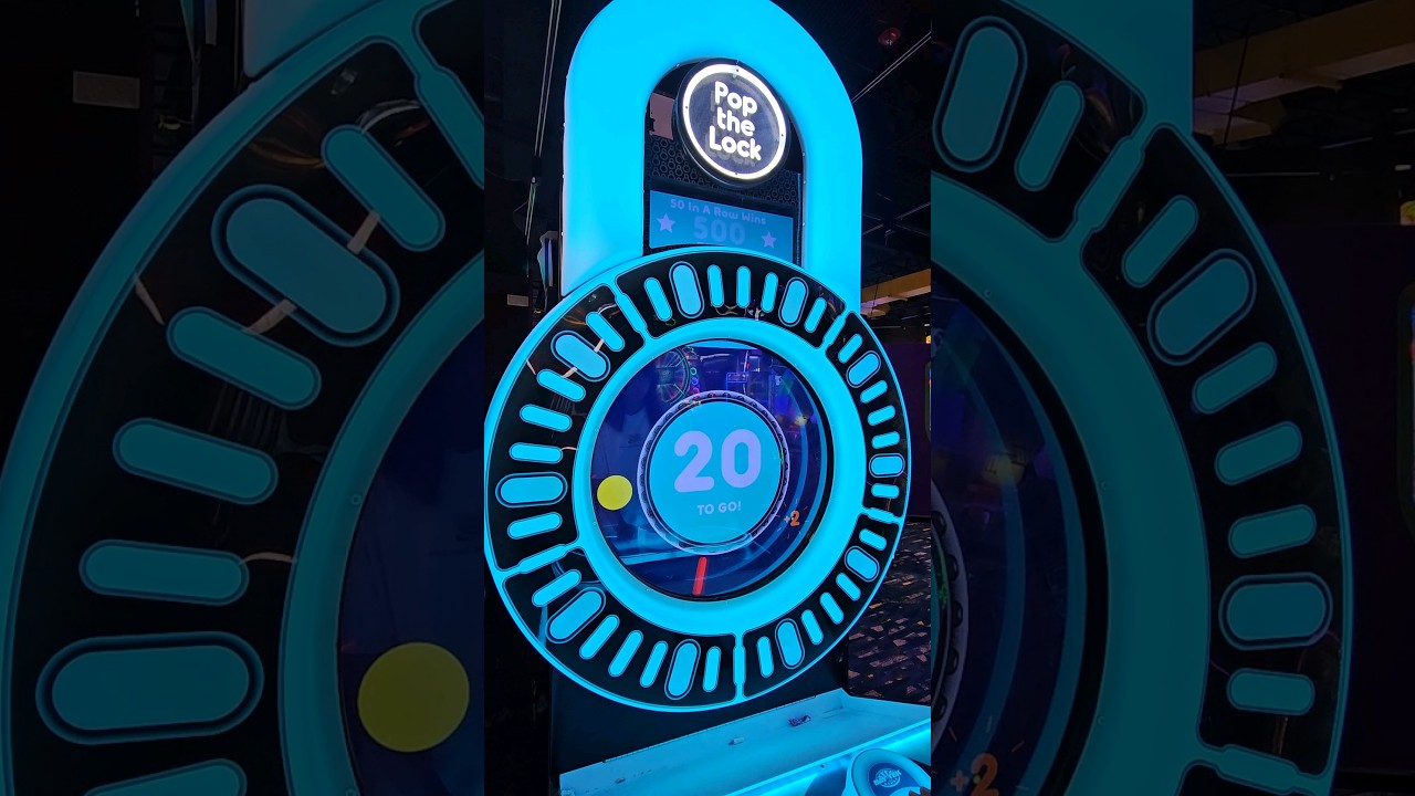 Pop the lock arcade game  Round  1 