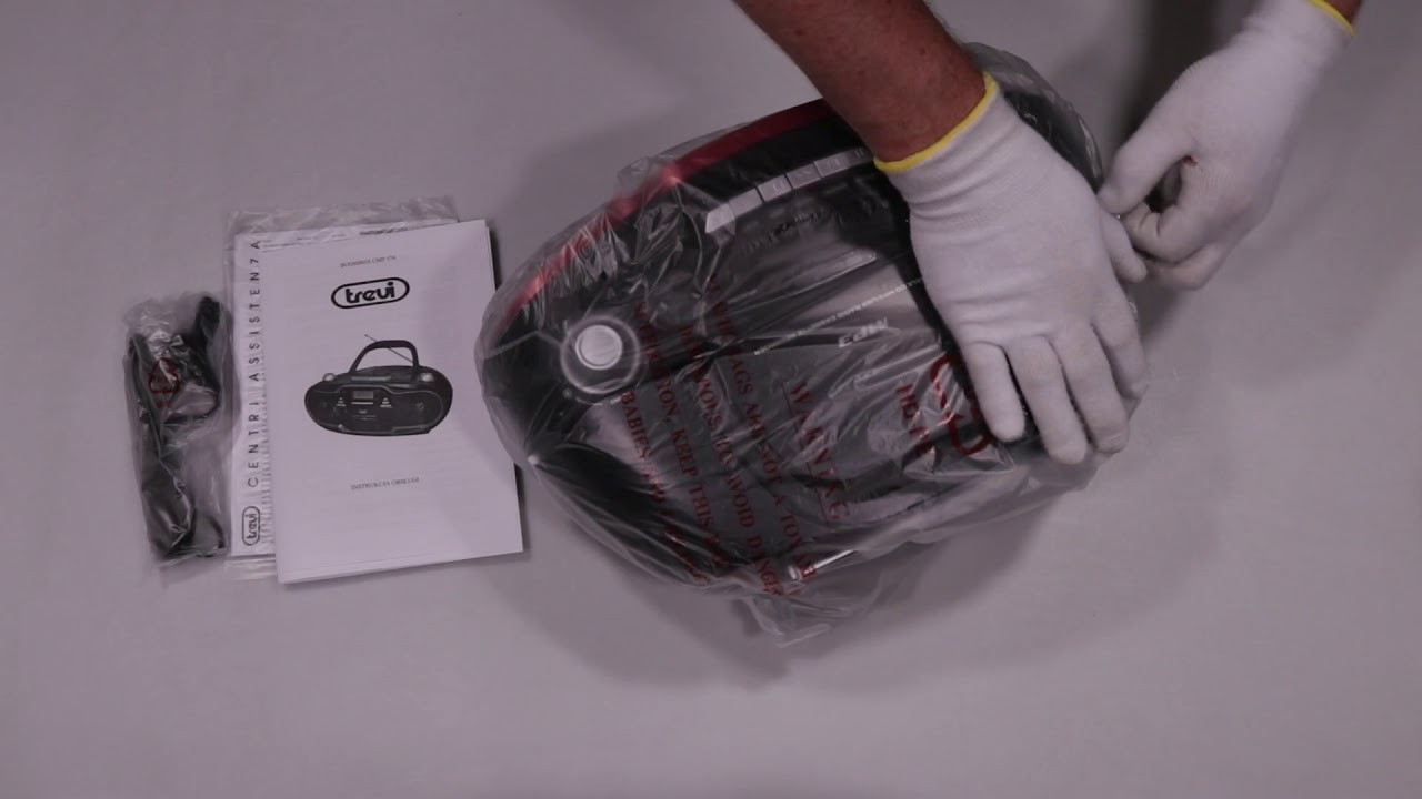 Unboxing Trevi BOOMBOX CMP574 RED