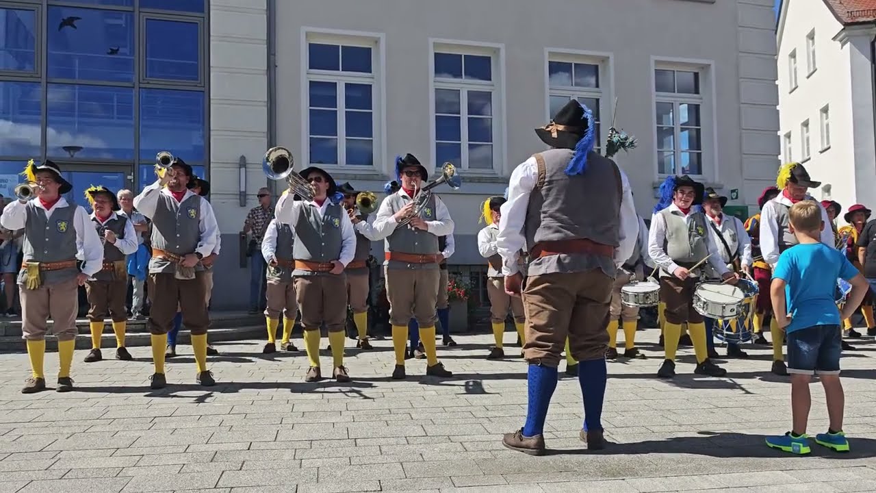 Fanfarenzug Meßkirch beim 55 Jahre Jubiläum FZ Ostrach 