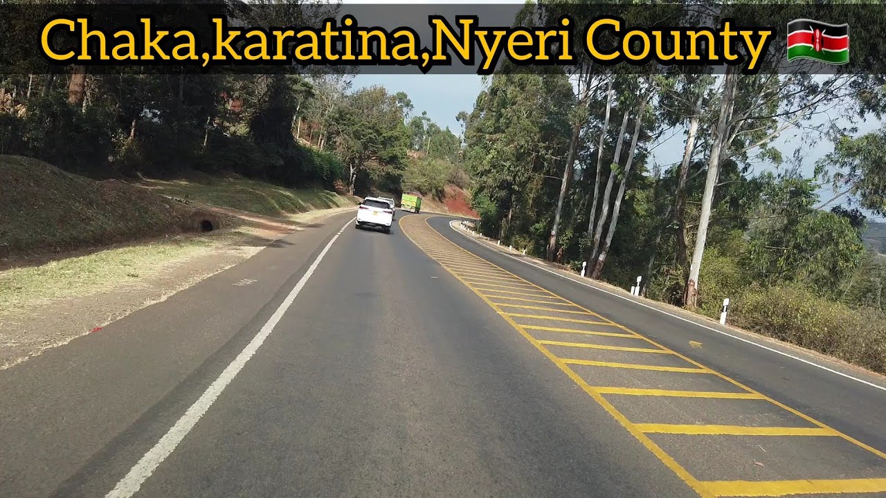 Driving through chaka, karatina,nyeri County in kenya 🇰🇪