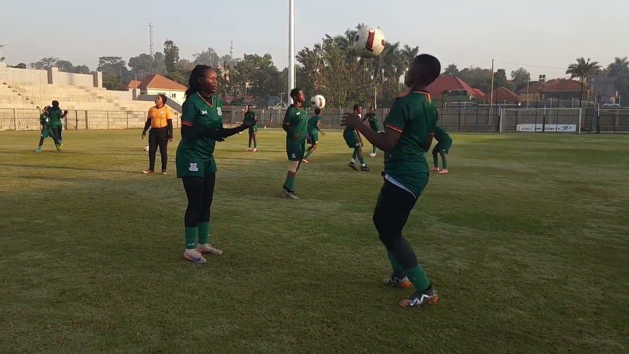 INSIDE TRAINING - Zambia Under - 20 Girls fine -tune at FUFA Stadium in Kampala, Uganda.