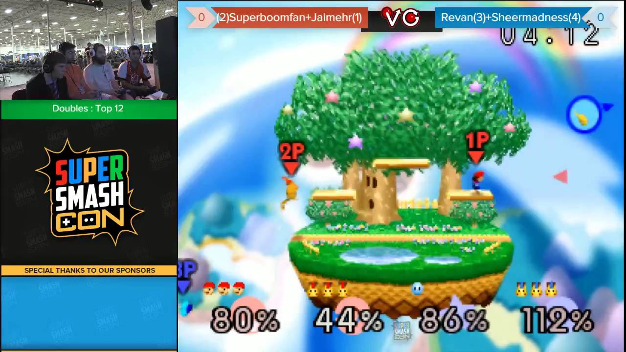 SSC 2016 Smash 64 Doubles - SuPeRbOoMfAn & JamieHR Vs. Revan & Sheermadness - SSB64 WQ