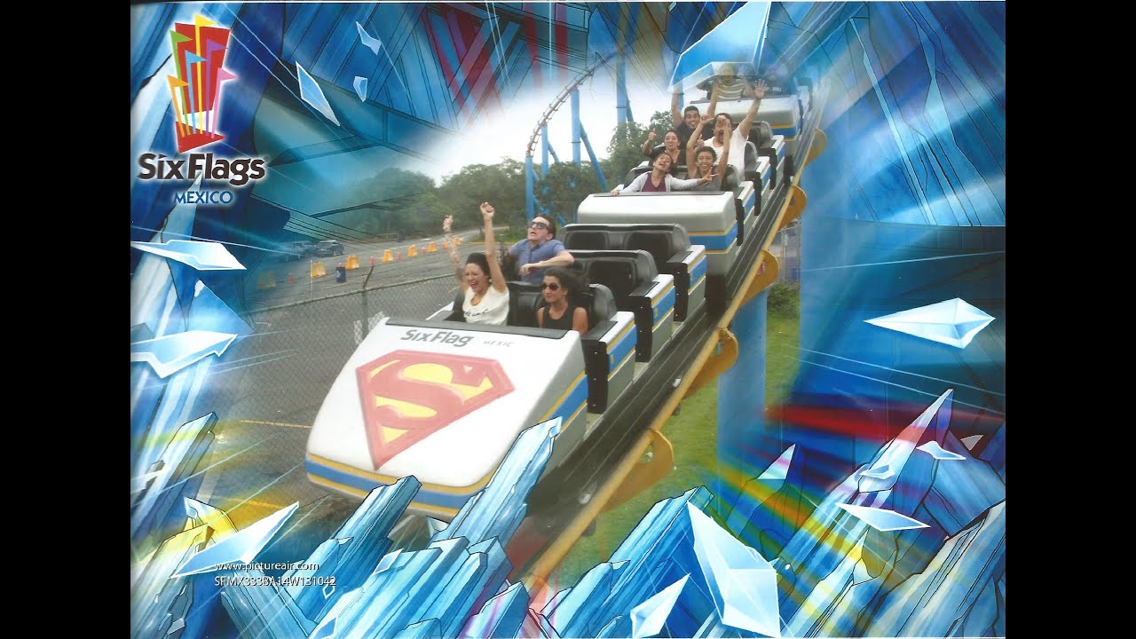 Drake Bell en el Superman - Six Flags México 2016