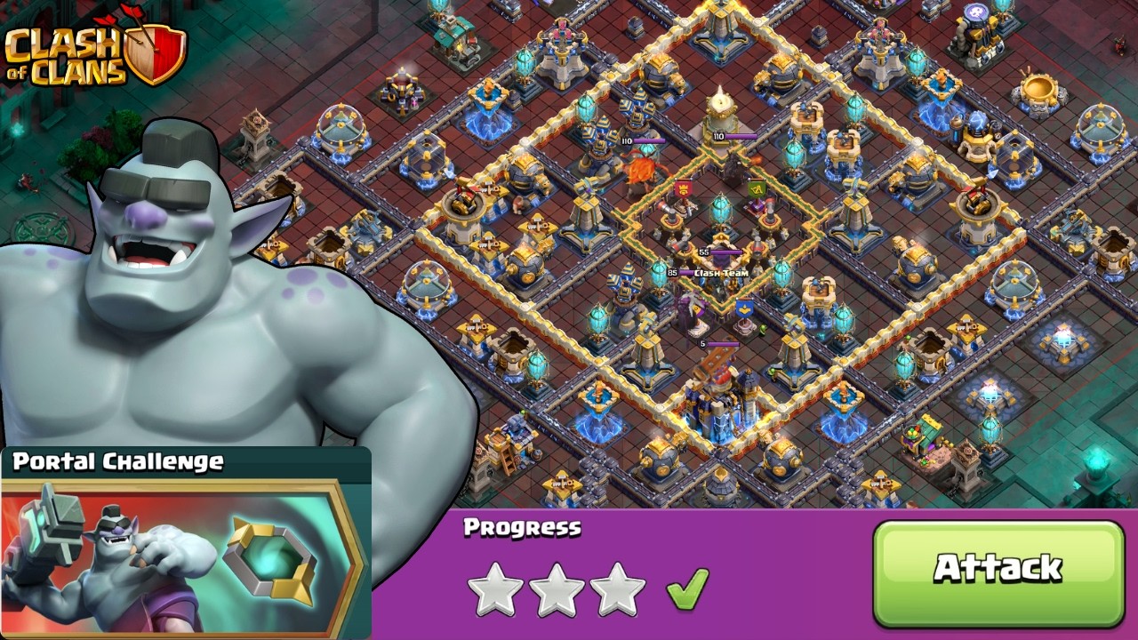 How to BEAT The NEW Portal Challenge! (Clash Of Clans)