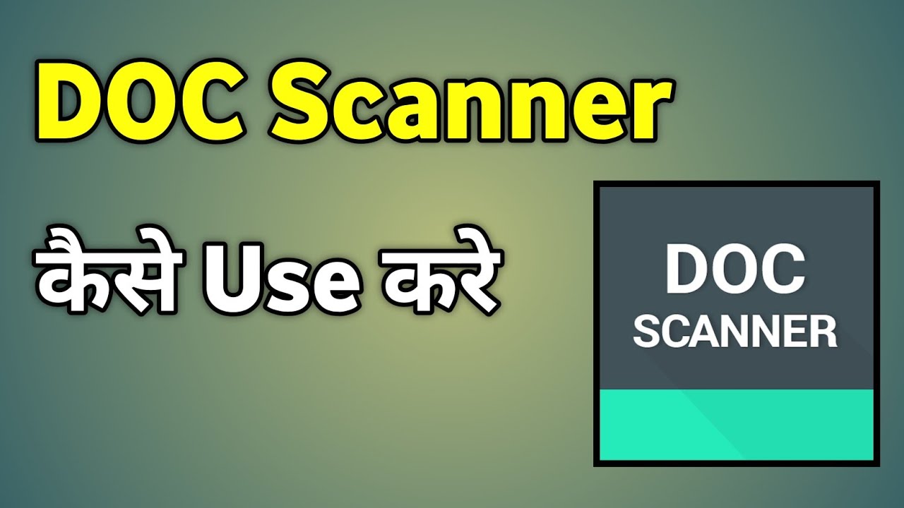 Doc Scanner Kaise Use Kare | Doc Scanner Se Pdf Kaise Banaye