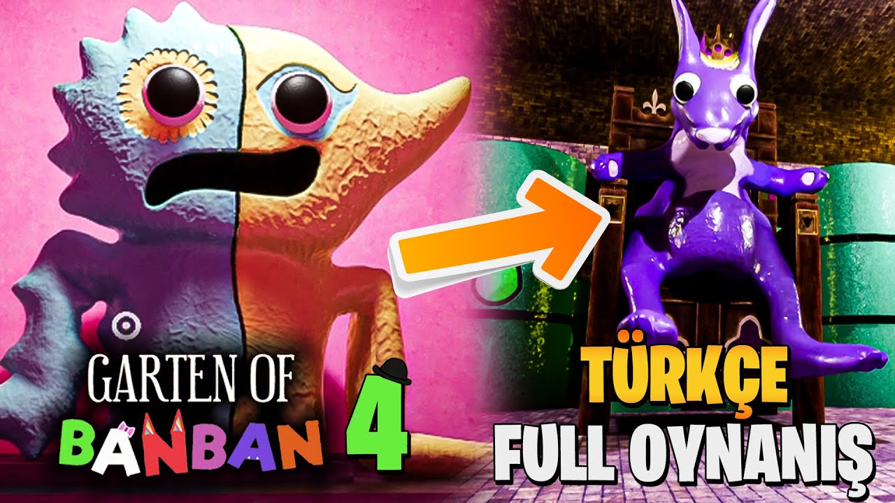 Bunları Kimse Beklemiyordu || Sürpriz Son || Garten of Banban Chapter 4 Türkçe Oynanış FULL GAME