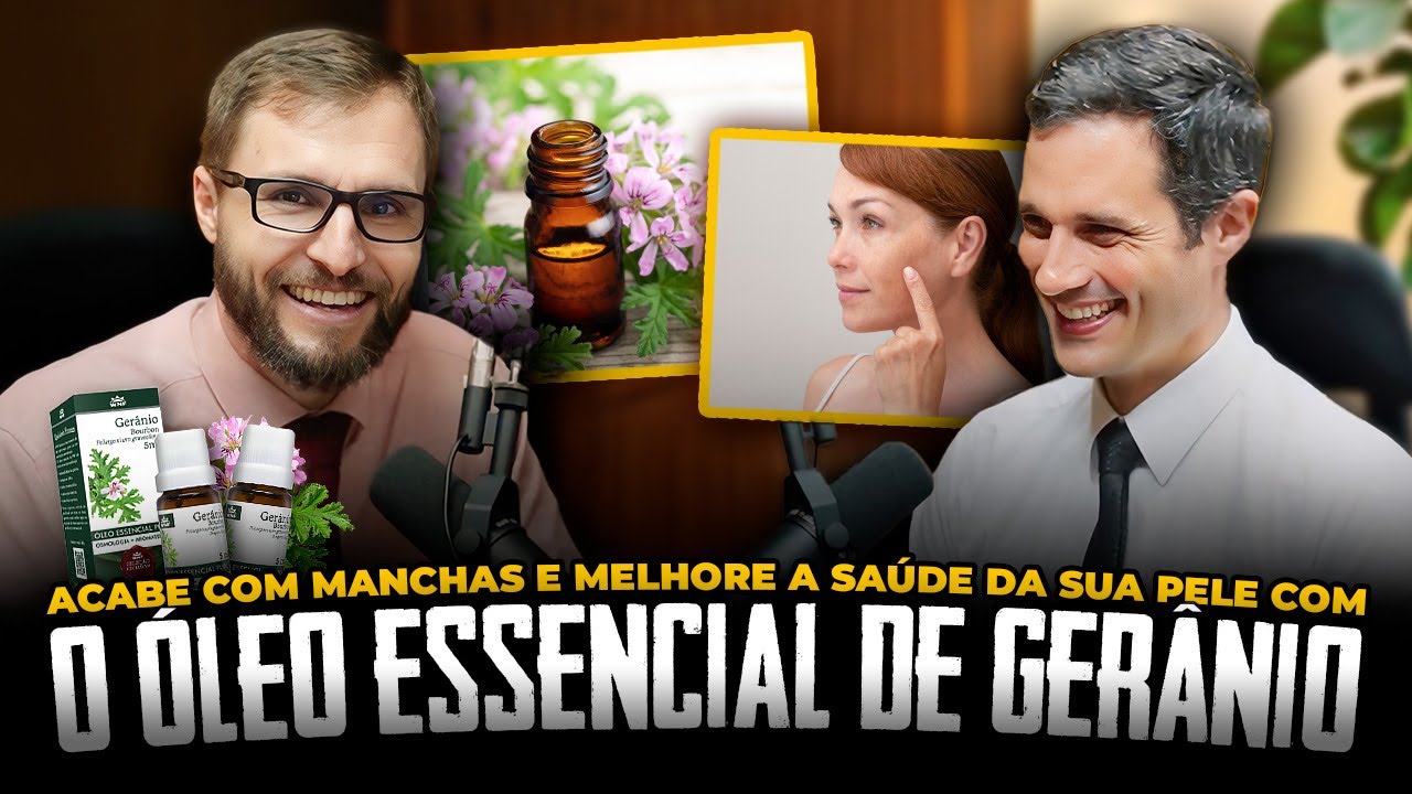 O PODER DO &Oacute;LEO ESSENCIAL DE GER&Acirc;NIO PARA A SA&Uacute;DE E MANCHAS NA PELE!