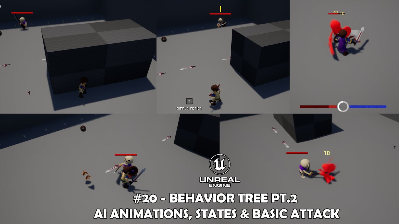 Unreal Engine #20 - Behavior Tree & AI Perception Part 2