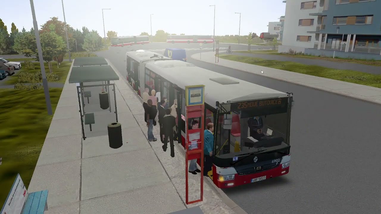 JÍZDA NA LINCE 235 směr N. Butovice | SOR NB 18 Euro 5 | OMSI 2