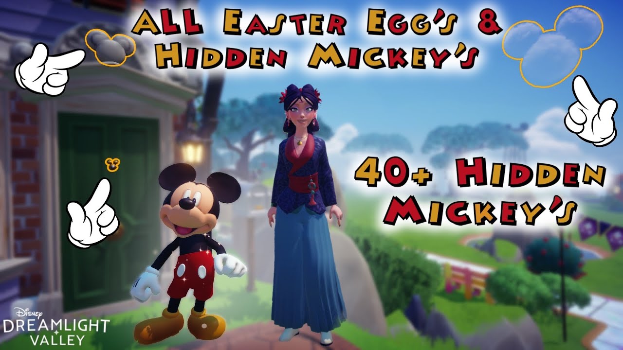 Finding Hidden Mickey’s in Disney Dreamlight Valley