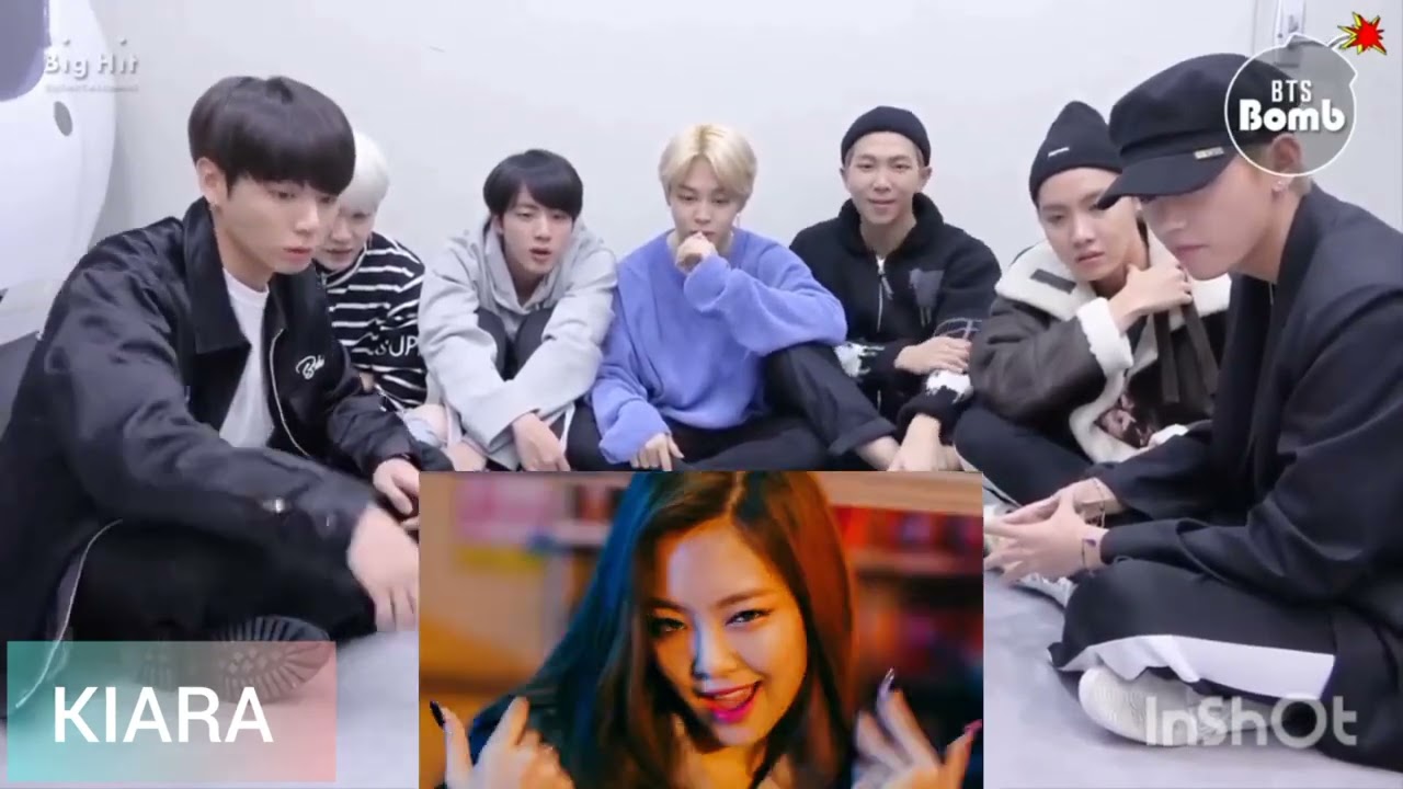 BTS REACTION TO BLACKPINK 
