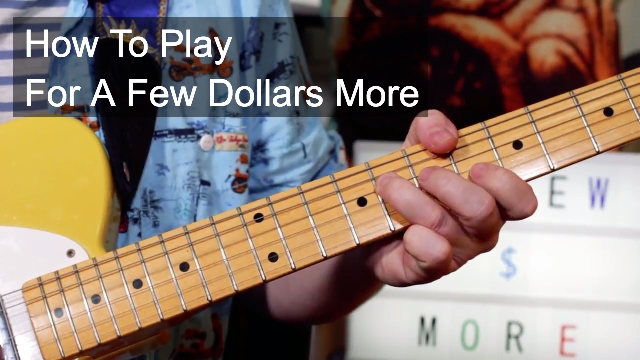 'For a Few Dollars More' Ennio Morricone Guitar Lesson