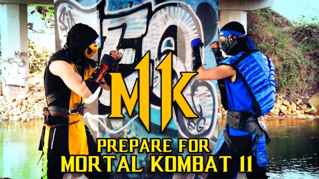 Скорпион против Саб-Зиро ТРЕНИРОВКА MORTAL KOMBAT 11! | БОЙ MK11 (Пародия)