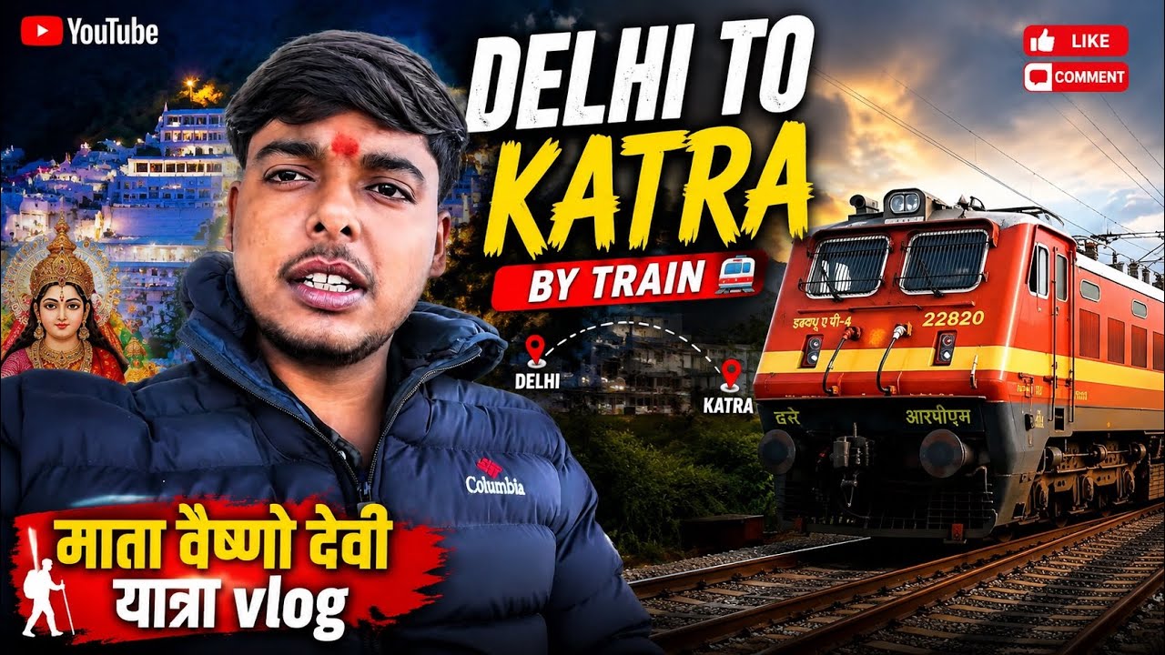 Mata Vaishnodevi yatra vlog ❤️ 2026 || Delhi to SMDK katra🙏❤️ || chalo bulawa aaya hai 🙏😌