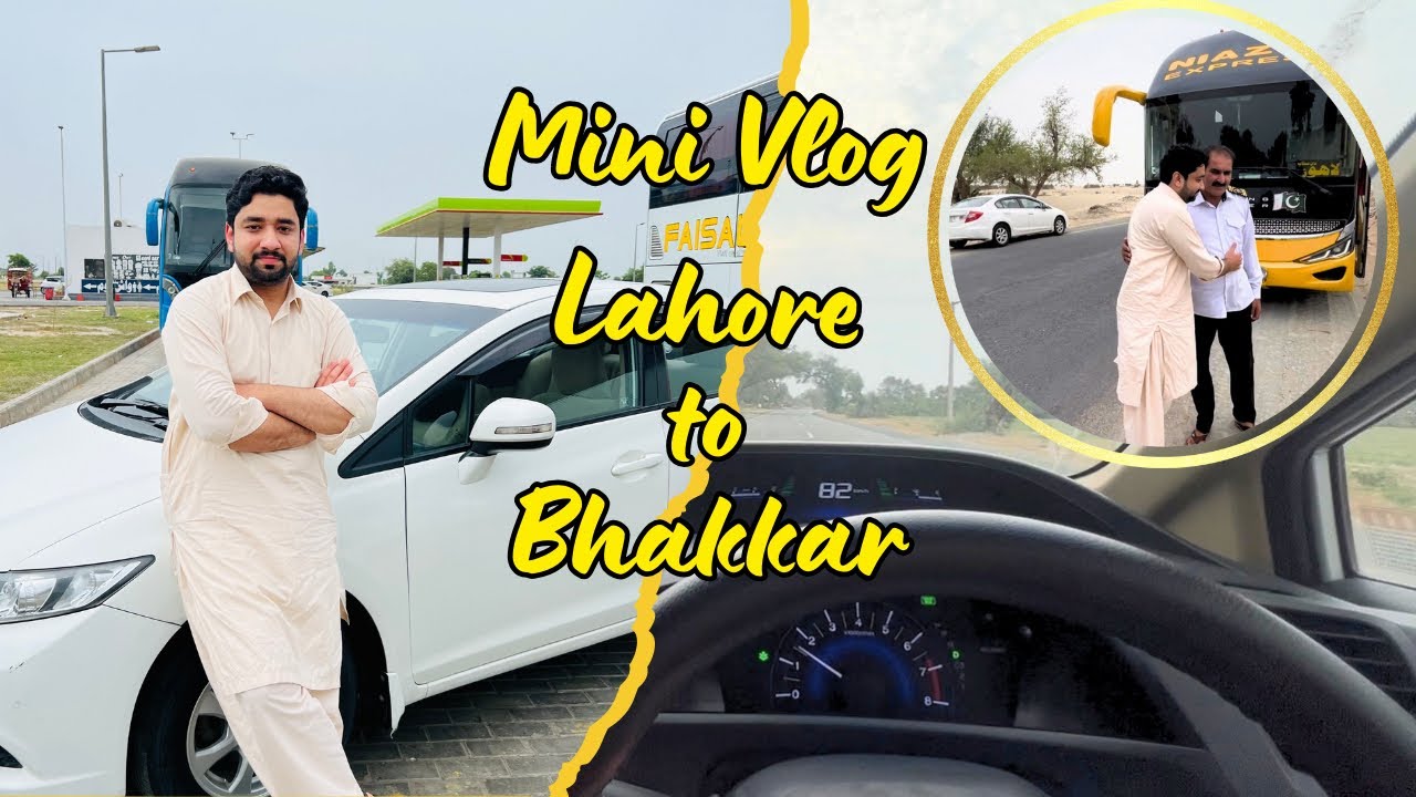 Lahore to Bhakkar | Complete Mini Vlog | M-3 Motorway | Beauty of Thal Bhakkar😍🔥
