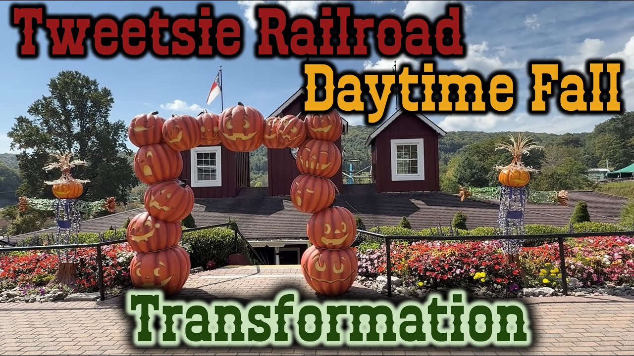 Осень в Tweetsie Railroad и предварительный просмотр Ghost Train 2025