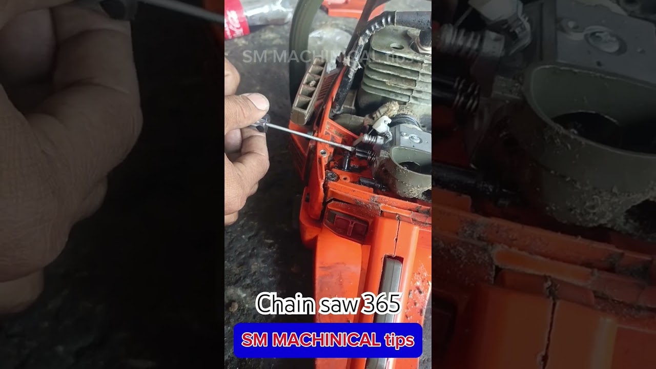 Chainsaw machine carburettor petrol adjusting setting model 365#carburator#petrol#adjustment